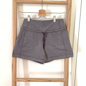 Lululemon grey shorts size 4
